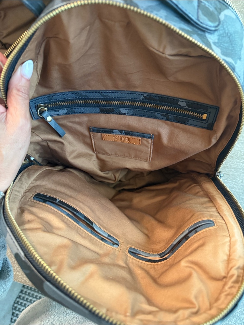 HOBO Black & Gray Camo Backpack - Picture 4 of 9